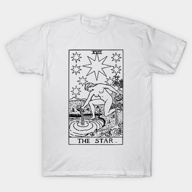 Tarot Card - Star T-Shirt by isstgeschichte